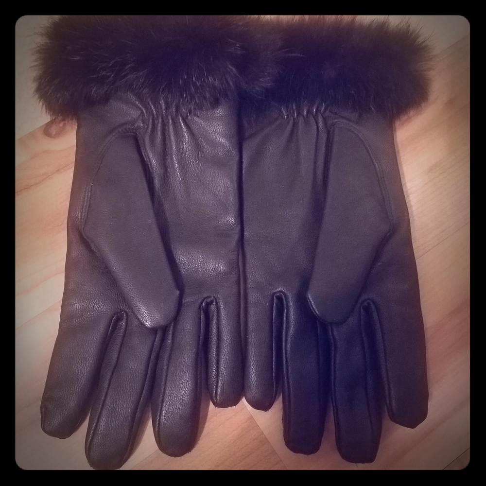 Lane Bryant Leather Gloves